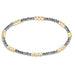 E Newton Joy Silver Faceted Hematite 2mm Bracelet