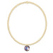 E Newton June Classic Gold 2mm Bracelet - Reflection Small Charm