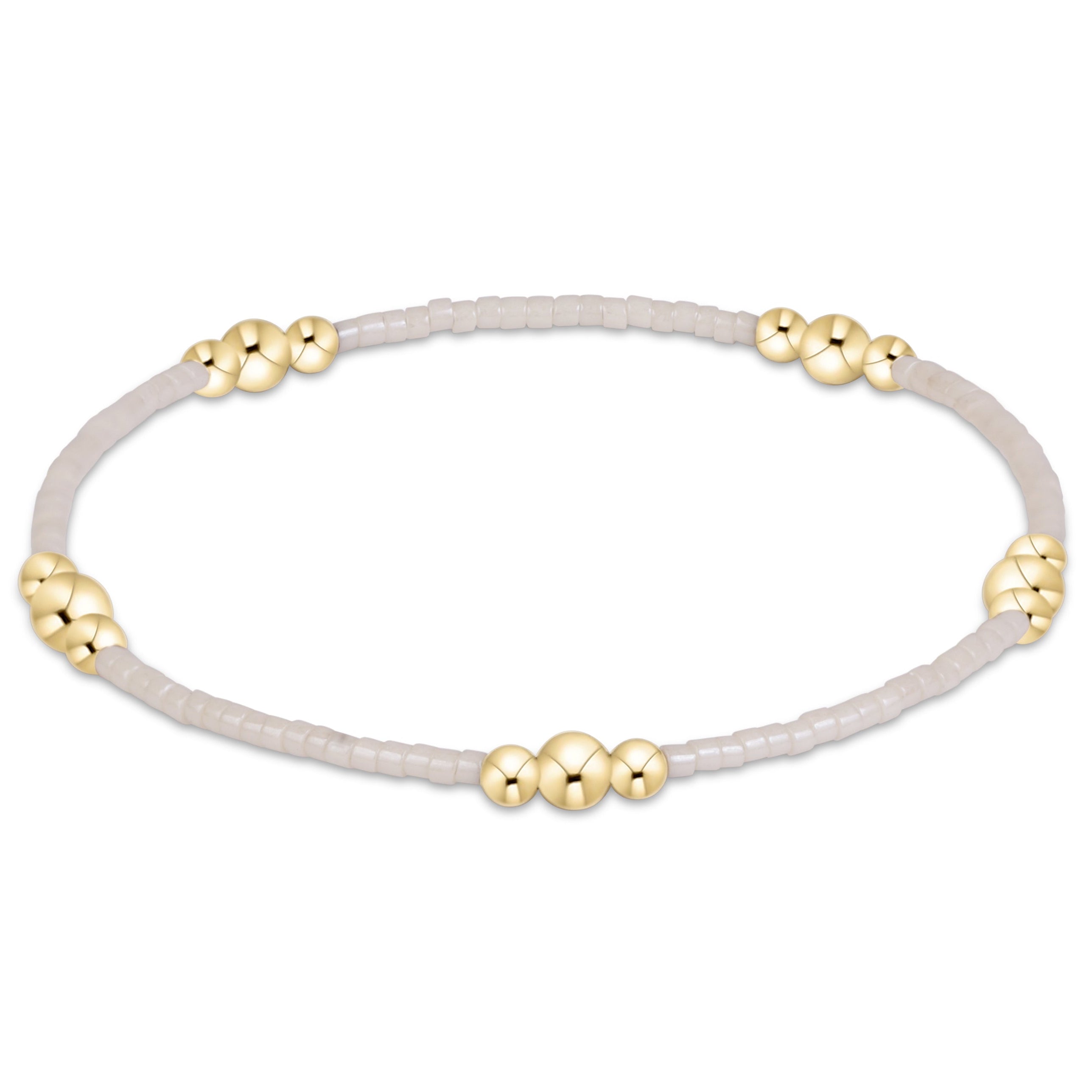 E Newton Milkshake Hope Purpose Gold Bracelet