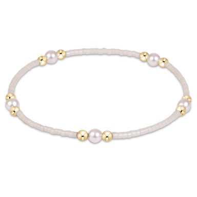 E Newton Milkshake Hope Purpose Pearl Bracelet