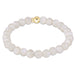 E Newton Mother of Pearl 6mm Classic Gemstone Bracelet
