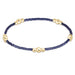 E Newton Navy Hope Purpose Gold Bracelet
