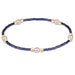 E Newton Navy Hope Purpose Pearl Bracelet