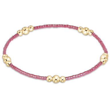 E Newton Pink Champagne Hope Purpose Gold Bracelet