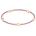 E Newton Pink Champagne Hope Purpose Pearl Bracelet 