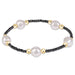 E Newton Purpose Admire Pearl 8mm Faceted Hematite Bracelet