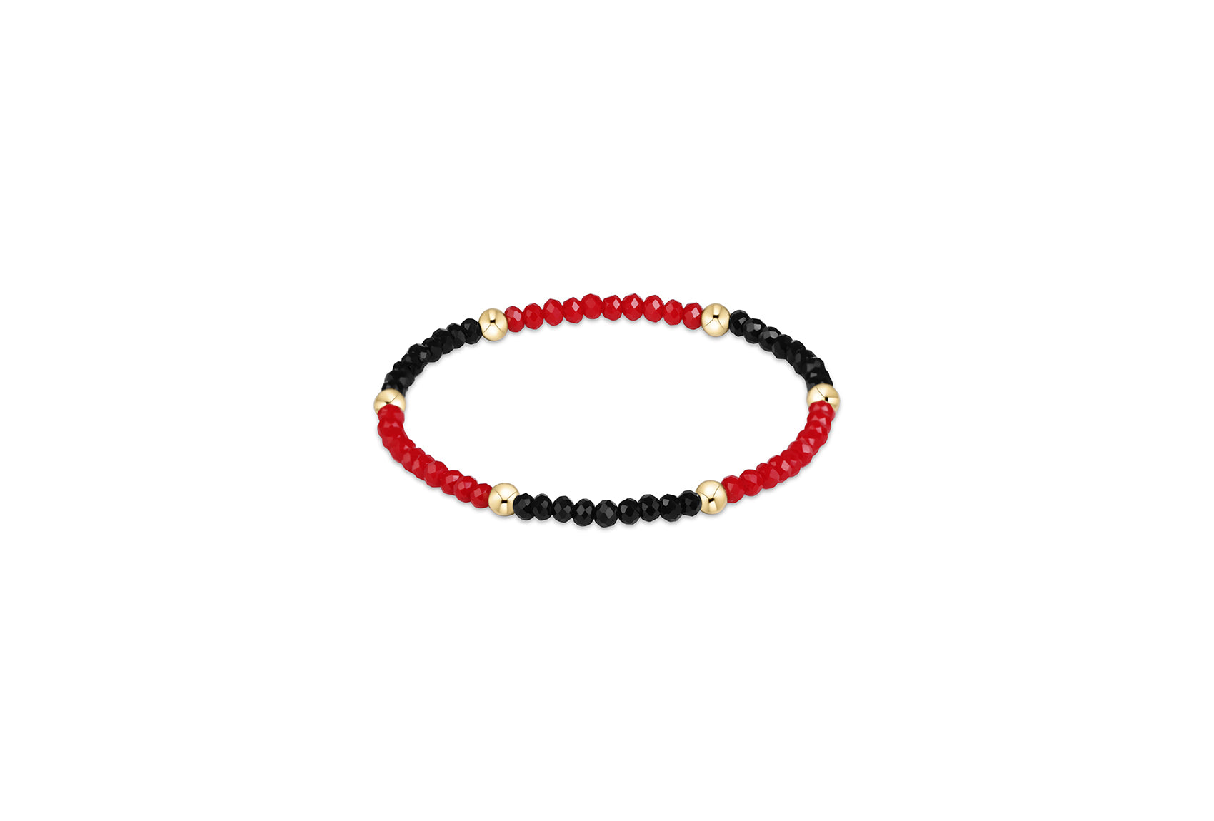 E Newton Red/Black Gameday Flirty Presence Bracelet 