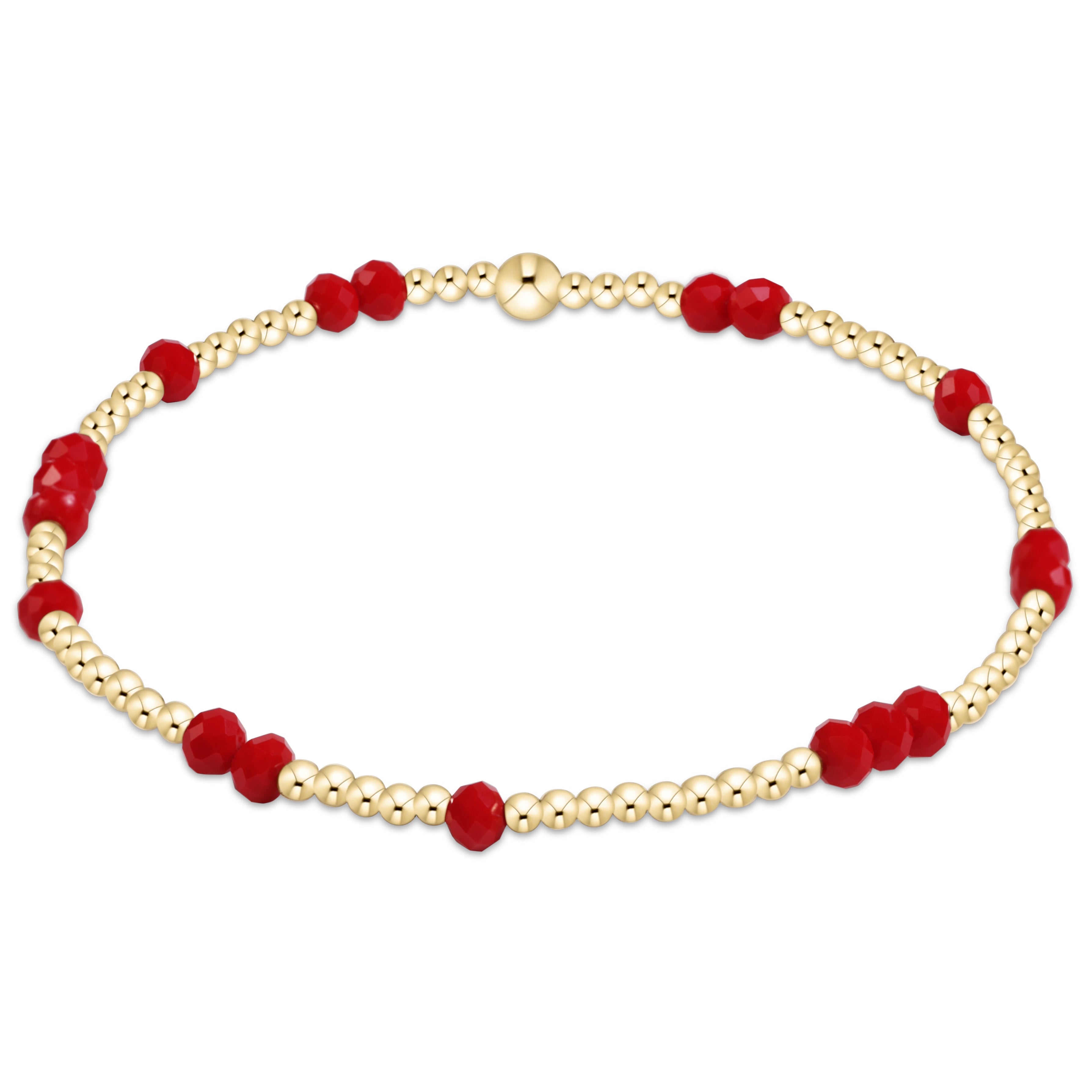 E Newton Red Gameday Flirty Hope Unwritten Bracelet