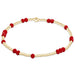 E Newton Red Gameday Flirty Hope Unwritten Bracelet