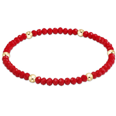 E Newton Red Gameday Flirty Presence Bracelet