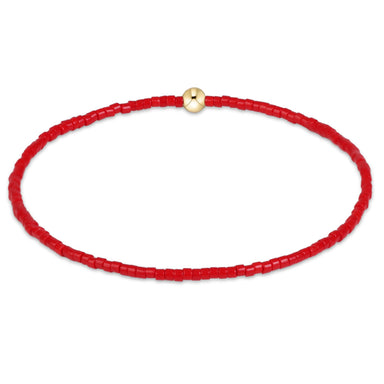 E Newton Red Gameday Hope Classic Bracelet
