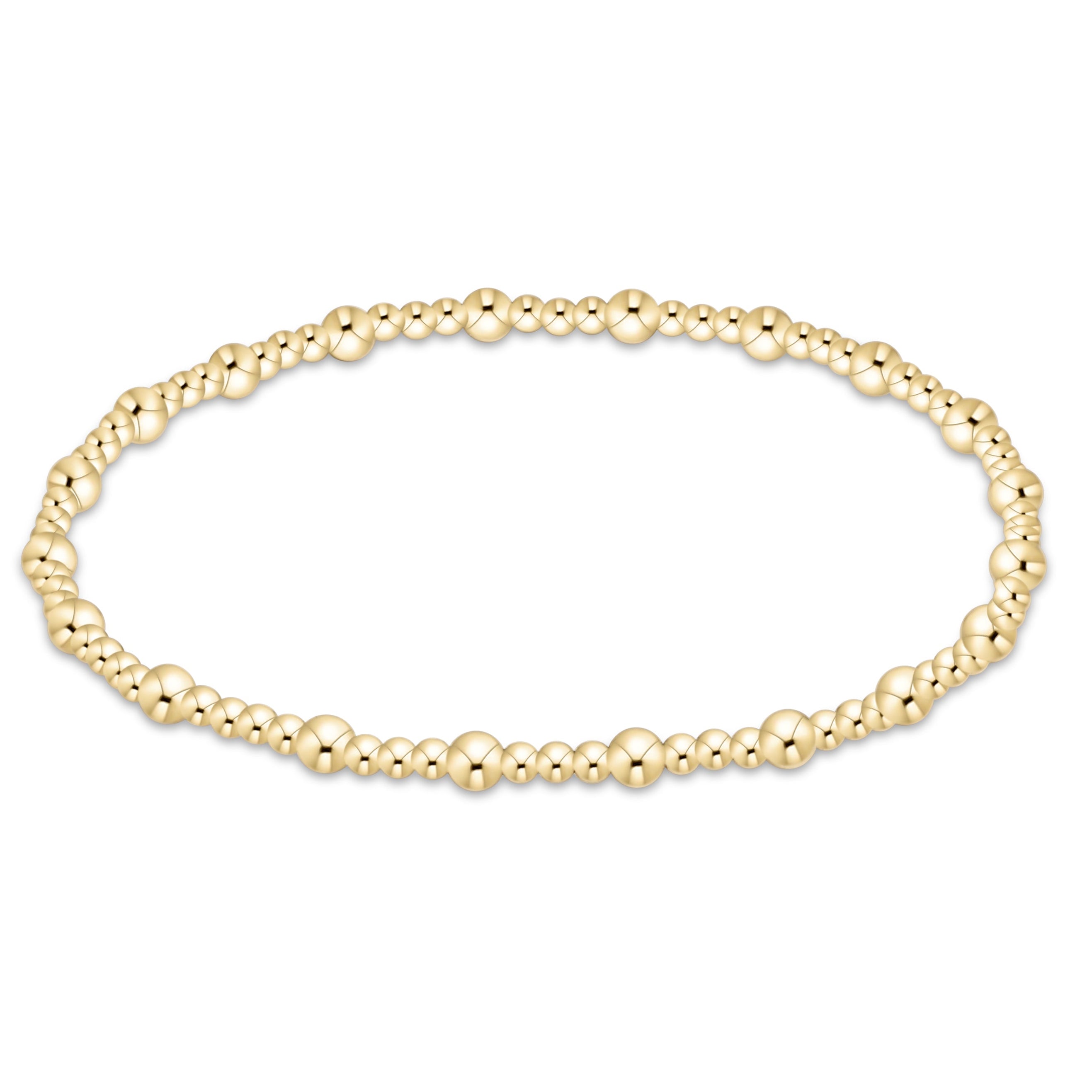 E Newton Sincerity Gold 3mm Bracelet