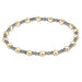 E Newton Sincerity Silver Faceted Hematite 2mm Bracelet