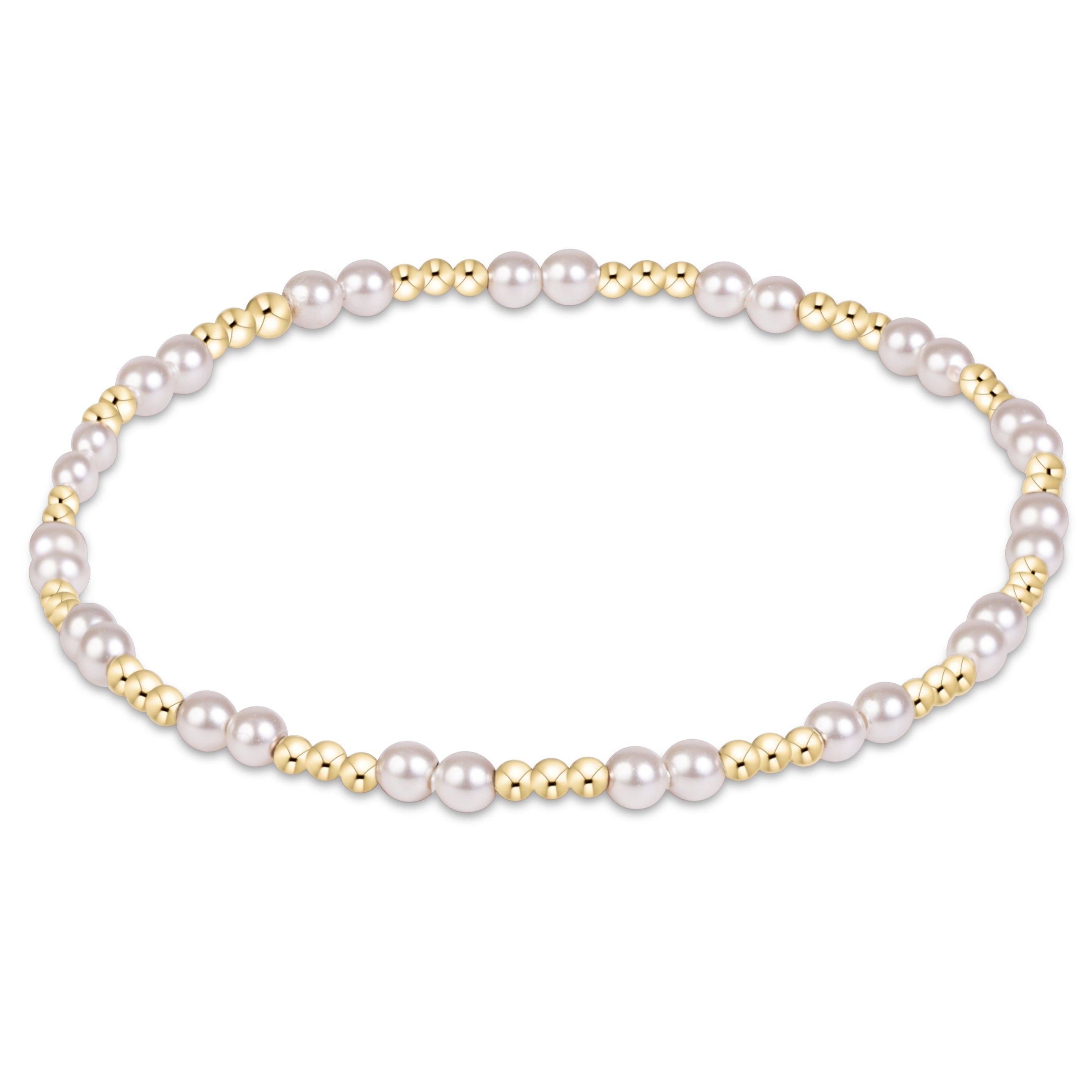 E Newton Together Pearl 3mm Bracelet