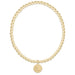 E Newton eCOLLEGIATE Ole Miss 3mm Gold Bracelet
