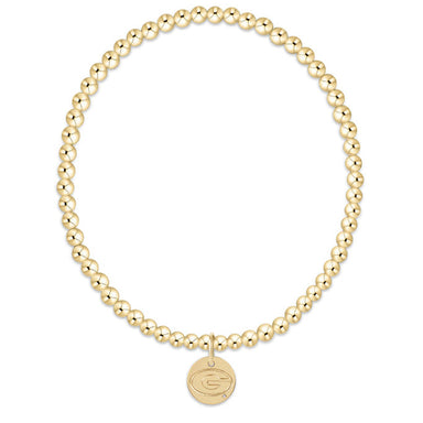 UGA Gold Disc Bracelet
