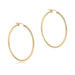ENewton Hoop 2" Textured Gold Earrings 