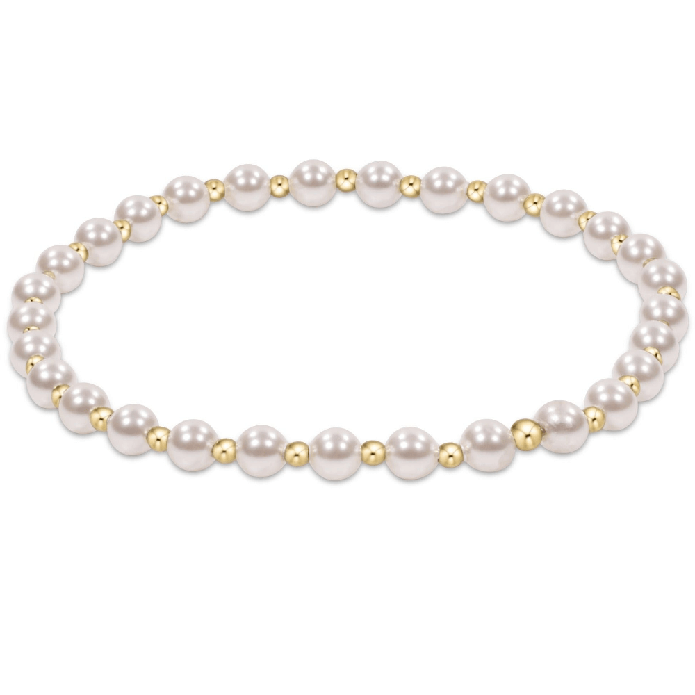 ENewton Pearl 4mm Grateful Bracelet 