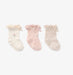 Elegant Baby Floral Ankle Socks 0-12M 3 Pack