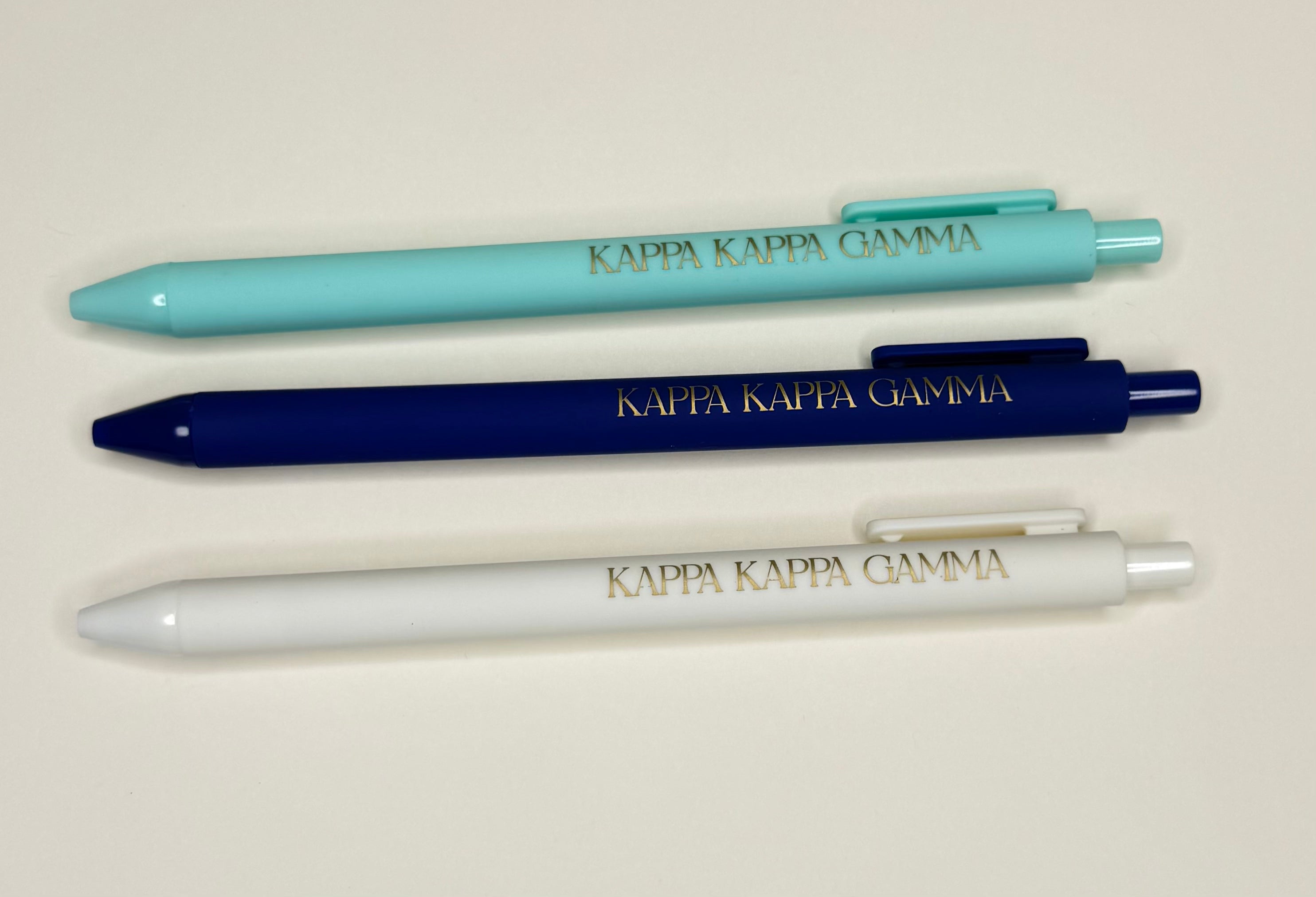 Sorority Assorted Lettered Luxe Pens
