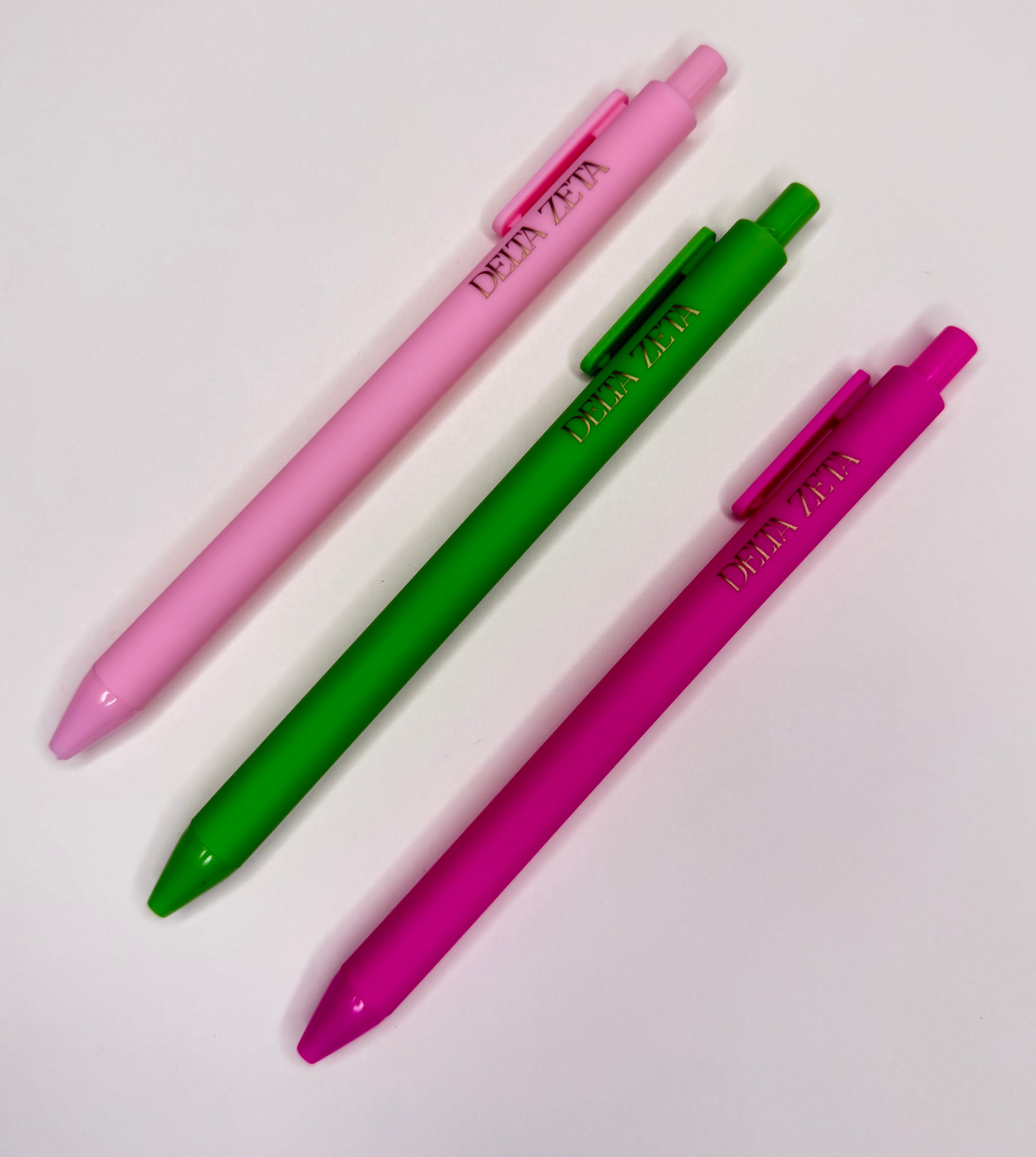 Sorority Assorted Lettered Luxe Pens