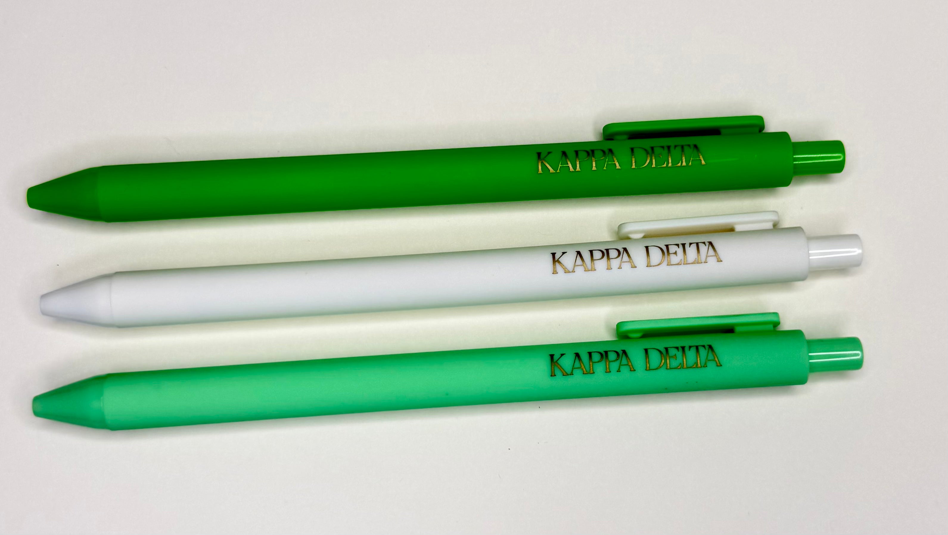Sorority Assorted Lettered Luxe Pens