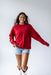 Gameday Social Collegiate Logo Repeat Crew Neck Sweatshirt