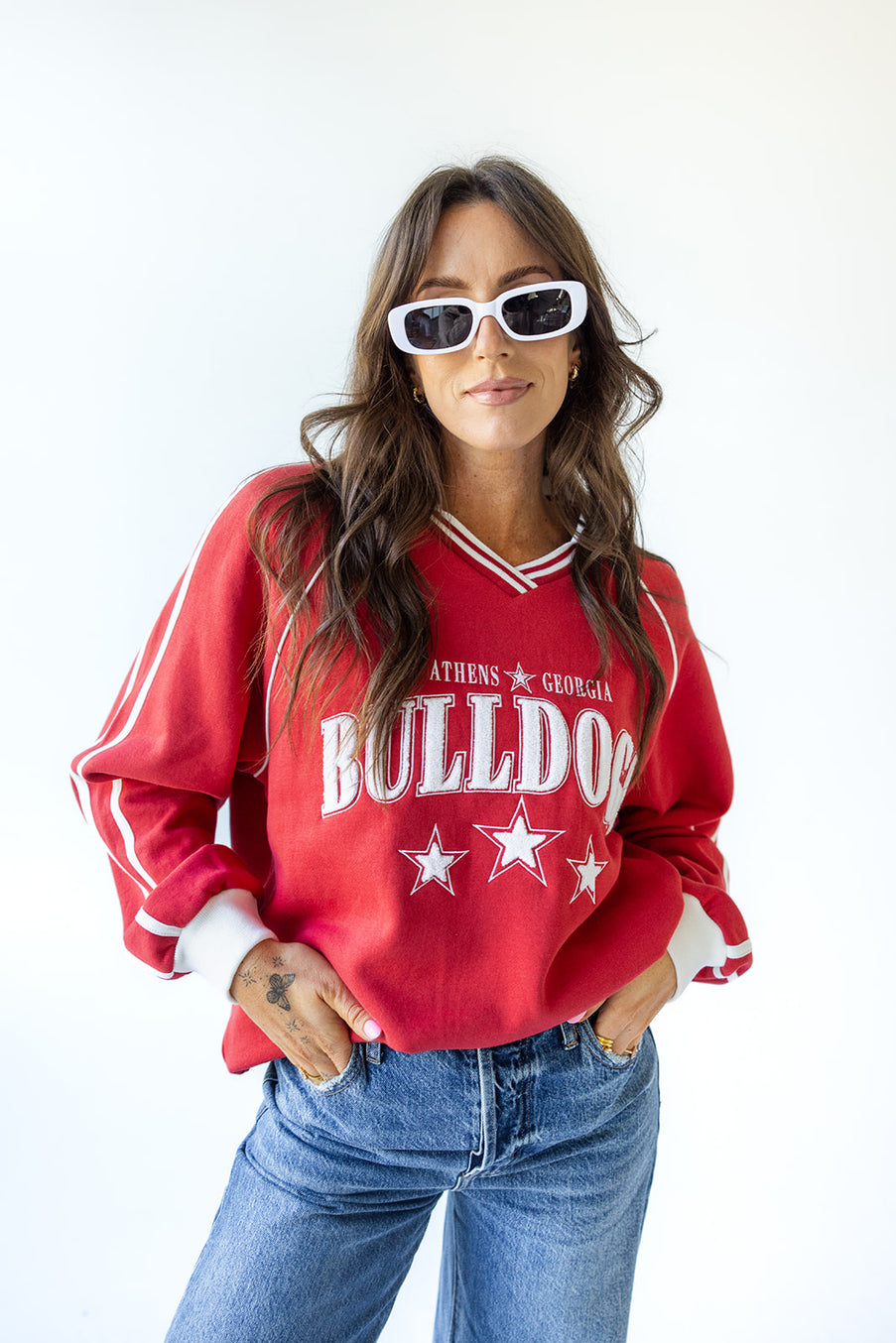 Gameday Social Sunday Collared Sweatshirt