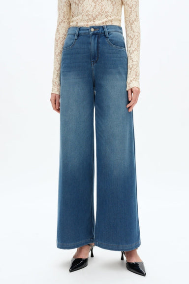 High Rise Wide Leg Jeans