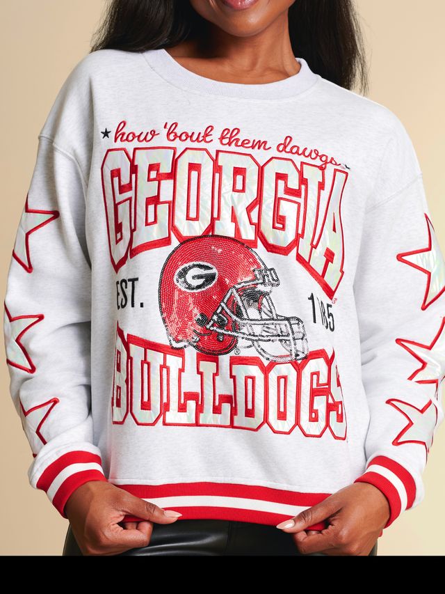 Hometeam Heathered University of Georgia Crewneck