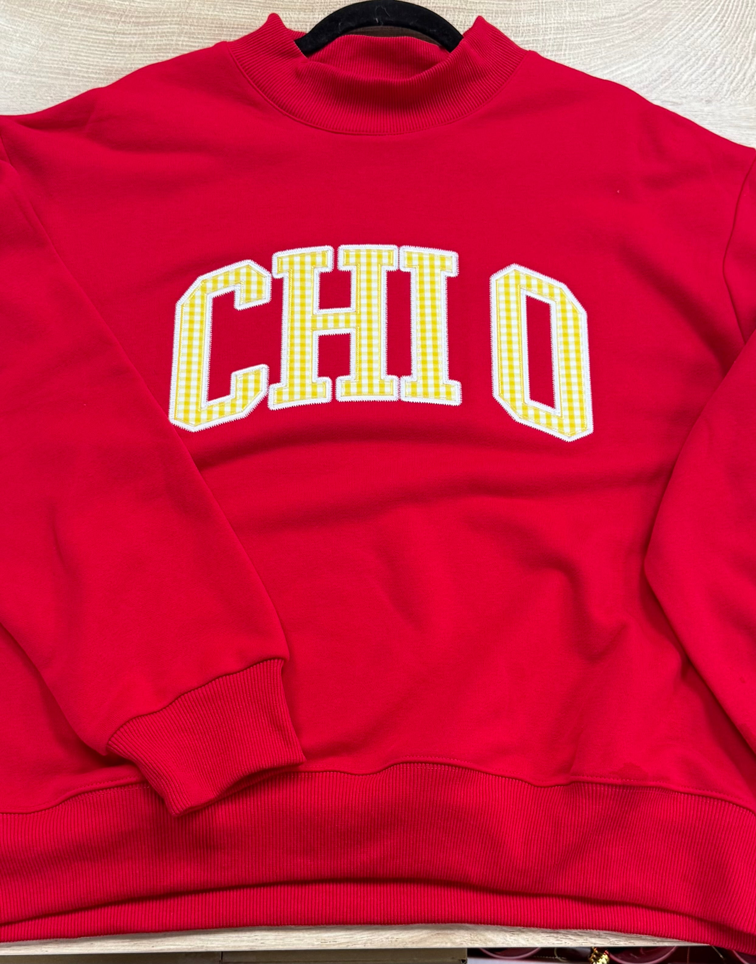 Sorority Keepsake Mock Neck Crew