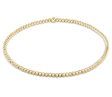 ENewton egirl 2mm Gold Classic Bracelet