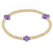 ENewton Purple Signature Cross Bracelet