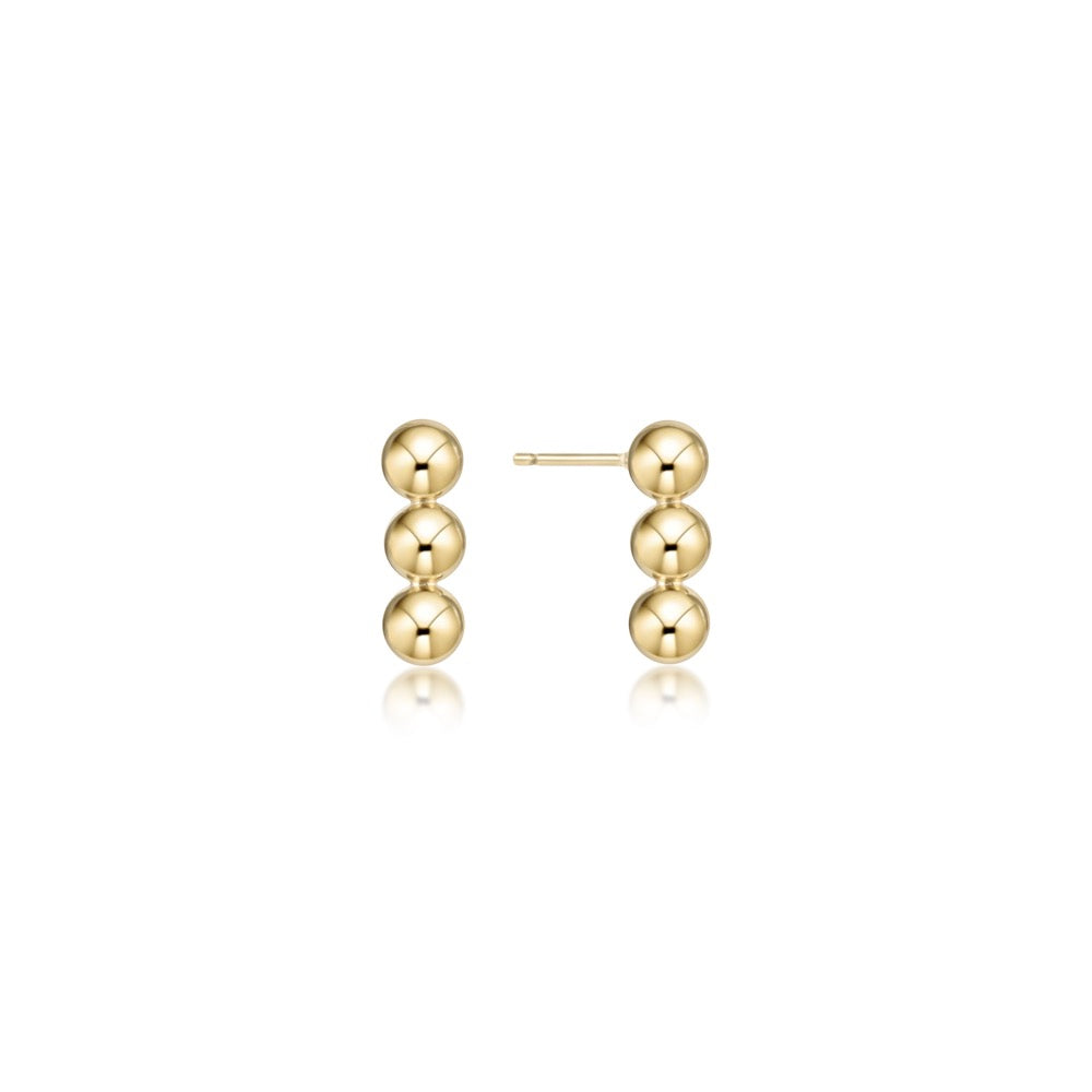 ENewton 4mm Joy Gold Stud Earrings 