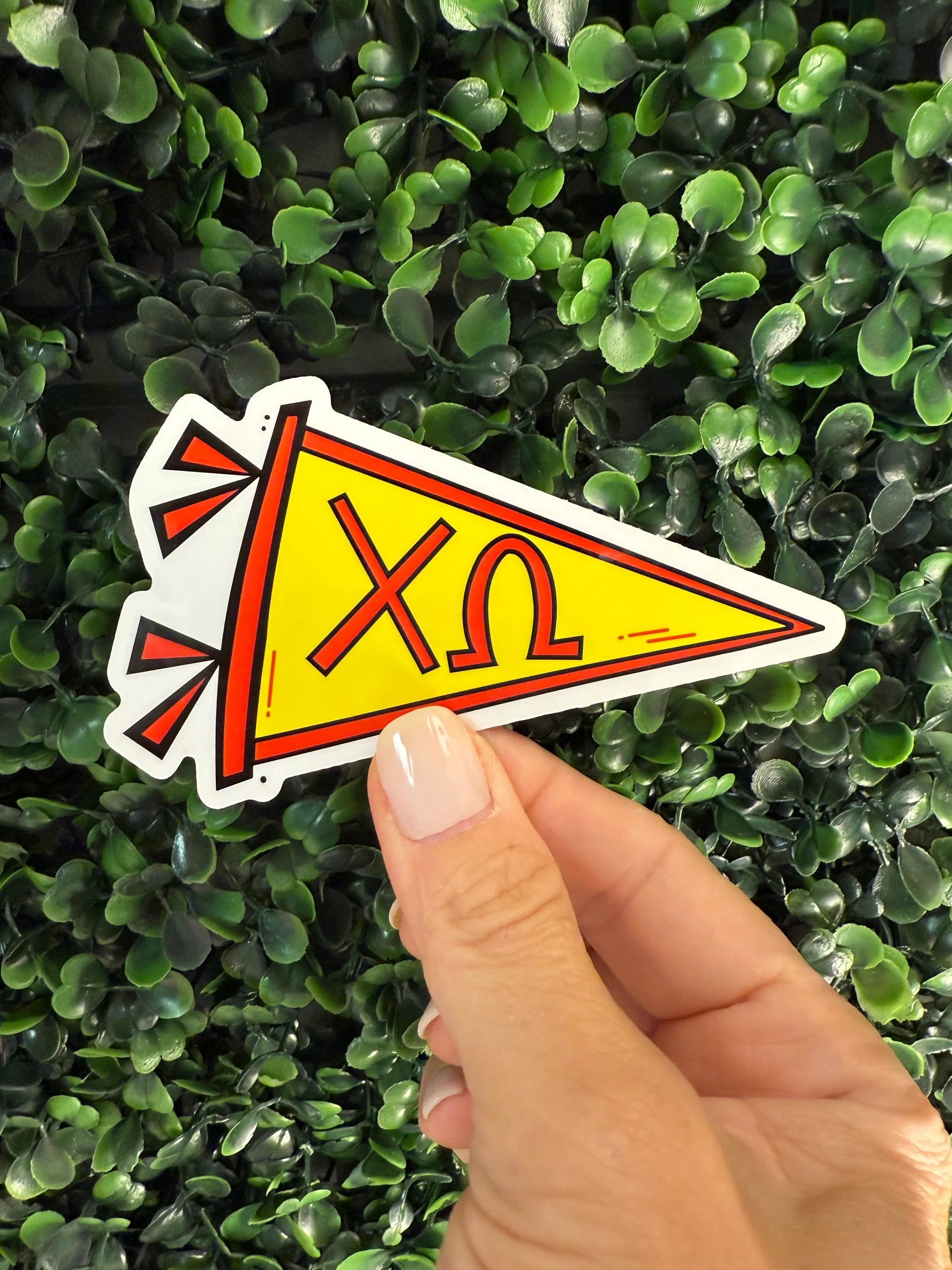 Sorority Pennant Decal