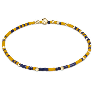 ENewton Gameday Golden Yellow & Navy Hope Unwritten Bracelet