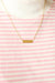 Jeremiah 29:11 Necklace - Gold