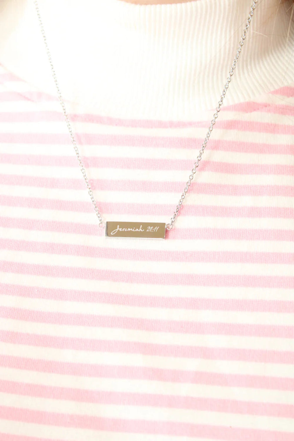 Jeremiah 29:11 Necklace - Silver