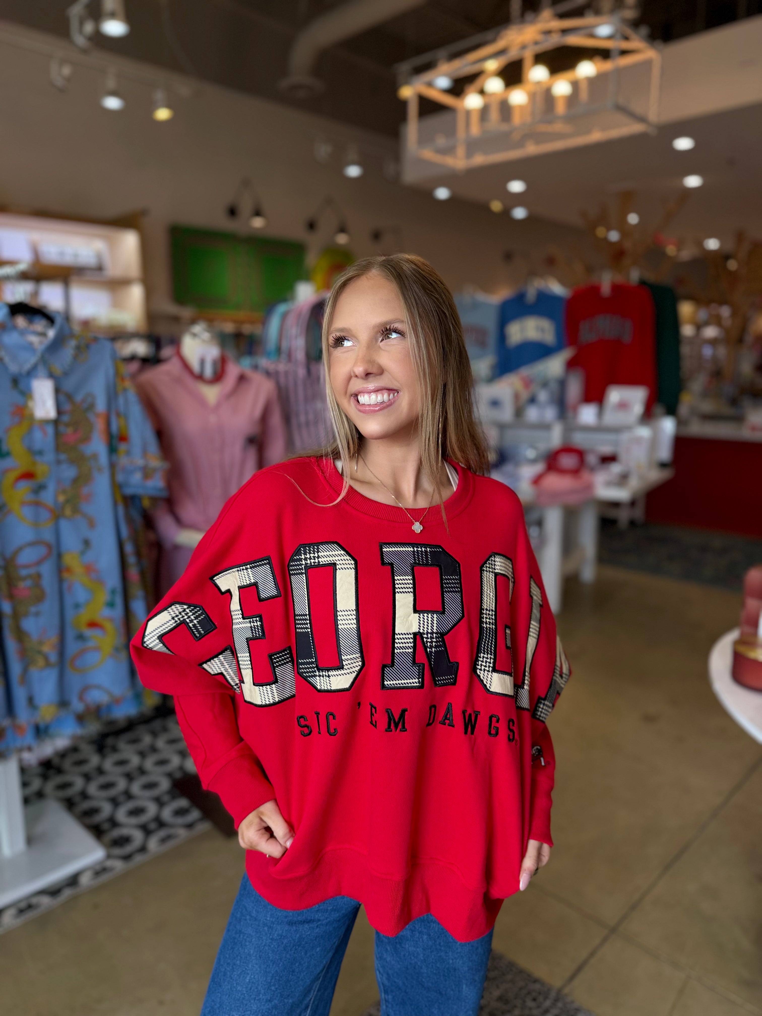 Heritage Plaid Crewneck - Assorted Universities