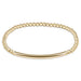 ENewton Bliss Bar 3mm Classic Gold Bracelet