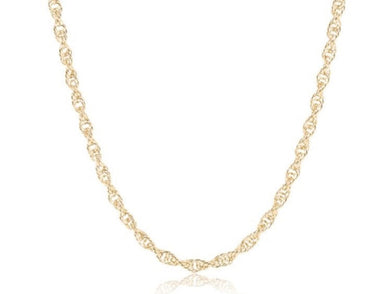 ENewton 17" Choker Gold Rope Chain Necklace