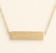 Jeremiah 29:11 Necklace - Gold