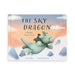 Book cover of 'The Sky Dragon' with a dragon illustration against a mountain and sky background.