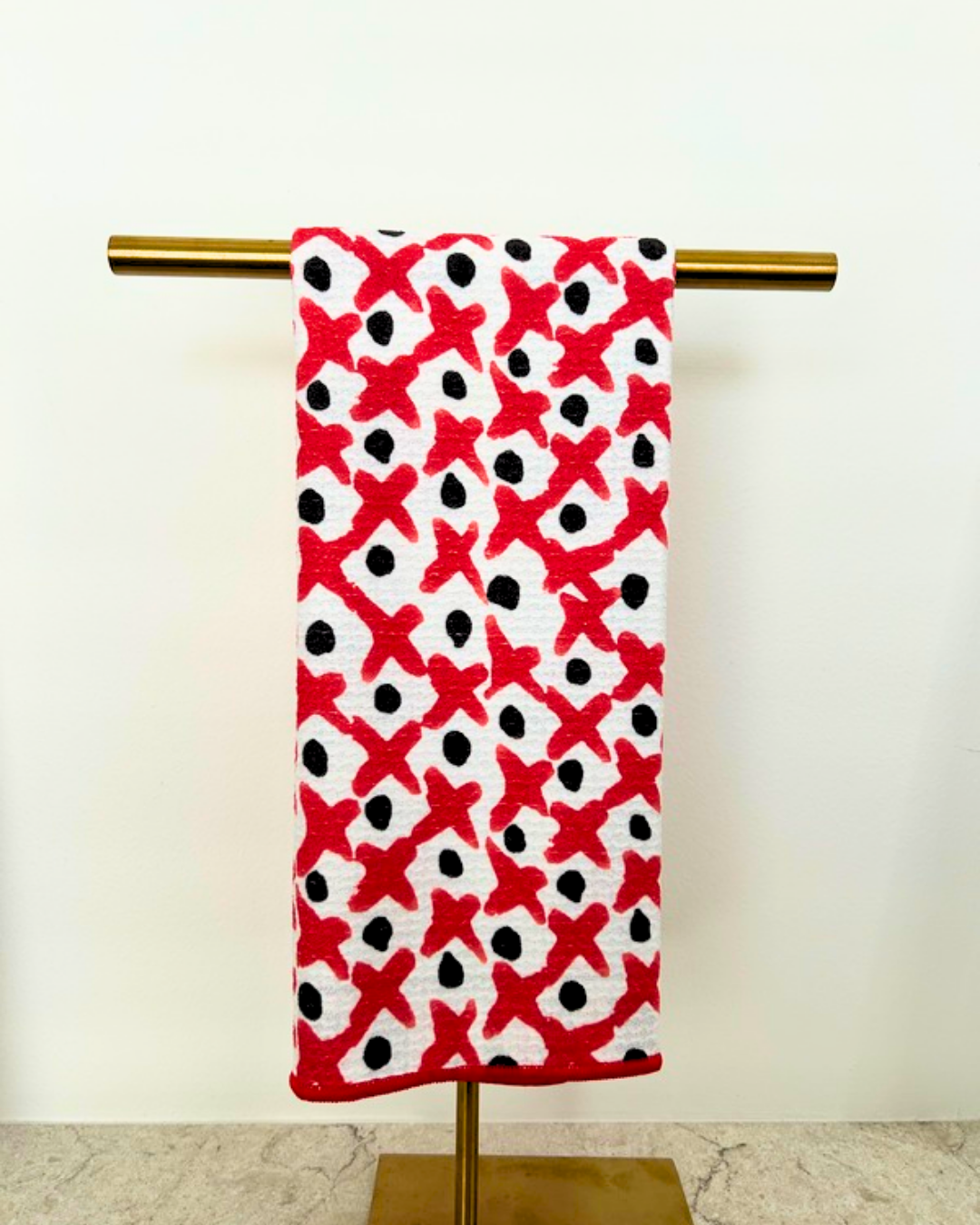 Game Day Bulldog Double Sided Tea Towel