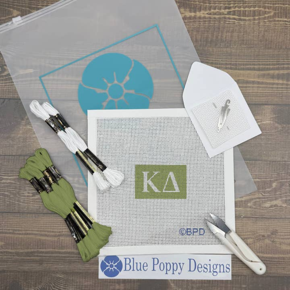 Kappa Delta 3x2 Needlepoint Kit