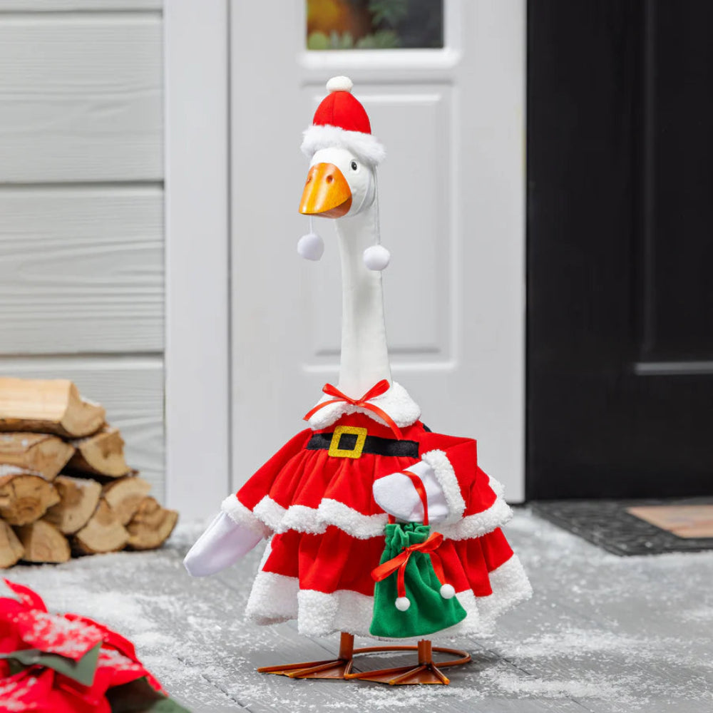Porch Goose Outfit, Mrs. Claus