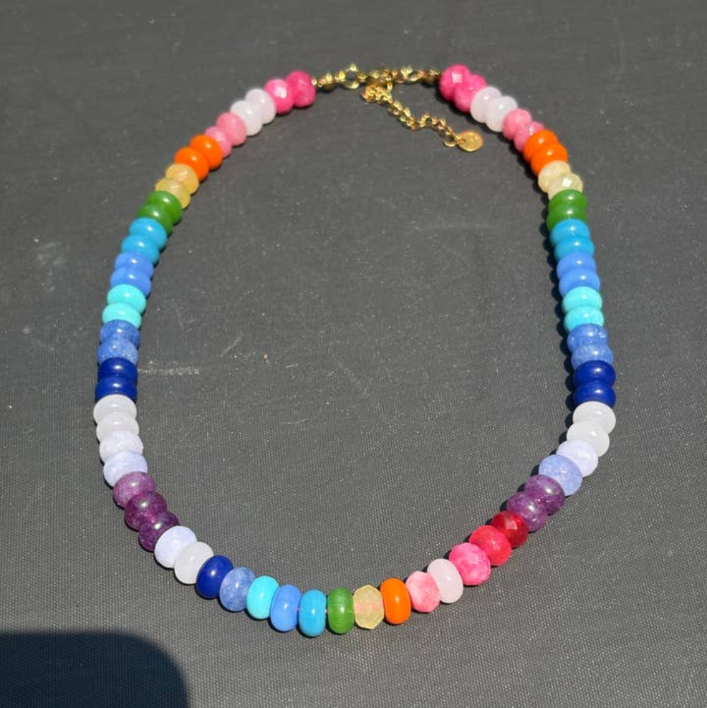 Summer Lovin’ Beaded Necklaces - Rainbow