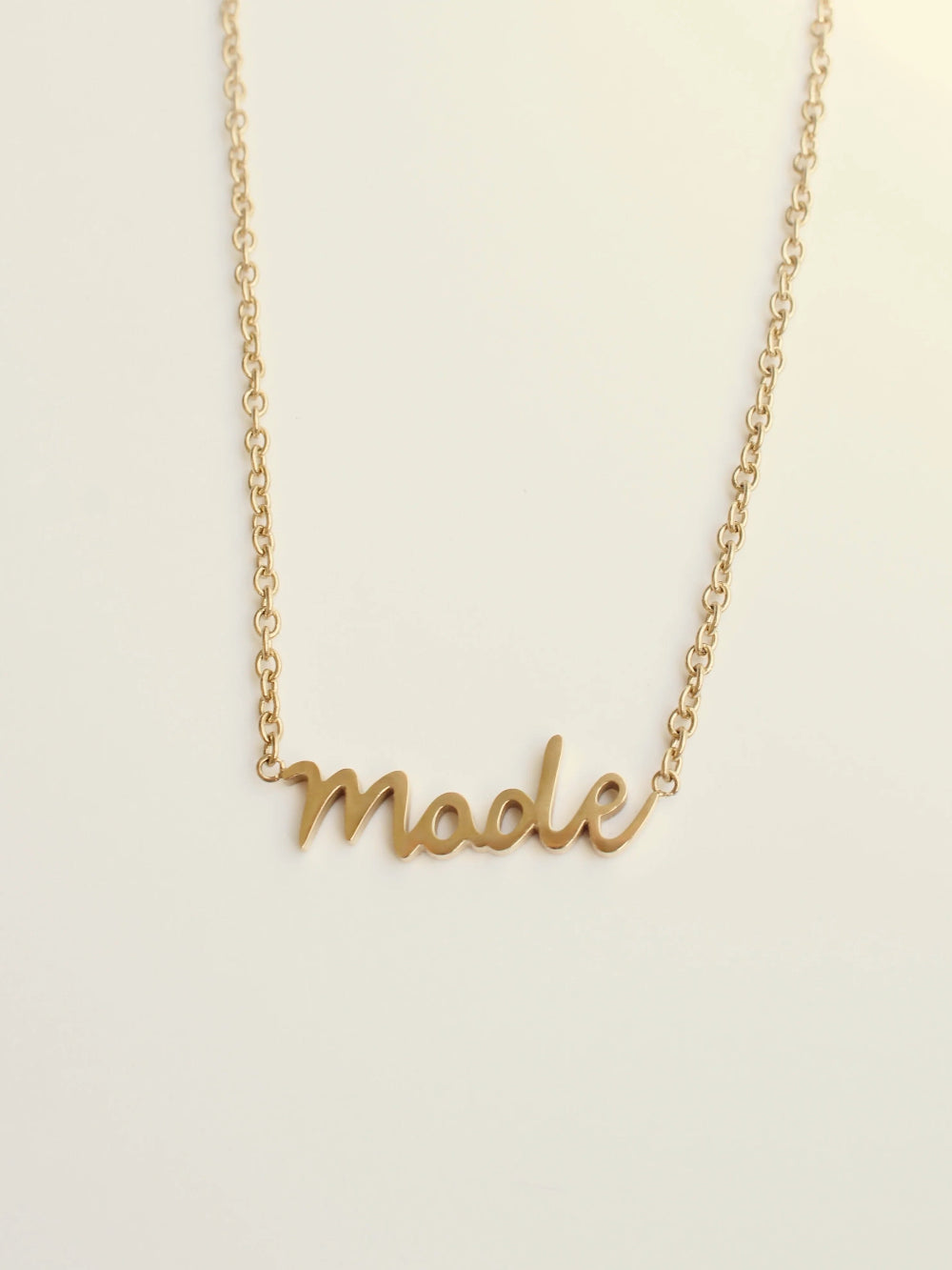 Made Necklace - Gold