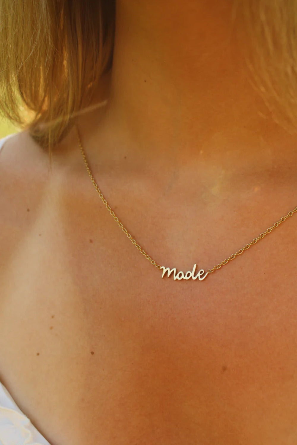 Made Necklace - Gold