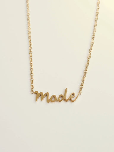 Made Necklace - Gold